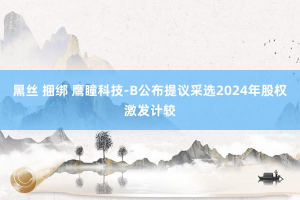 黑丝 捆绑 鹰瞳科技-B公布提议采选2024年股权激发计较